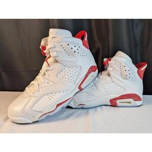 Jordan 6 Retro Red Oreo White University Red CT8529-162 Men's Size 9 VNDS NO BOX